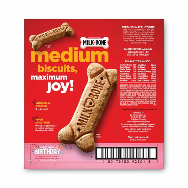 Original Medium Sized Dog Biscuits, Original, 10 lbs