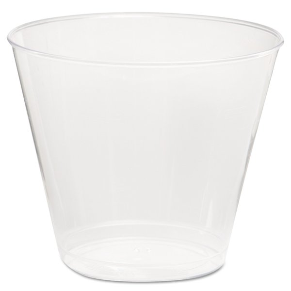 Comet Plastic Tumbler, 5 oz., Clear, Squat, PK1000