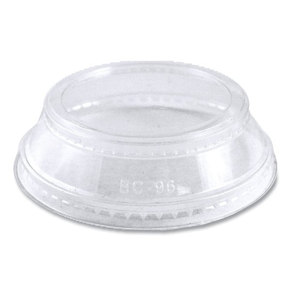 PLA Clear Cold Cup Lids, Dome Lid, Fits 2 oz Portion Cup and 9 oz to 24 oz Cups, PK1000