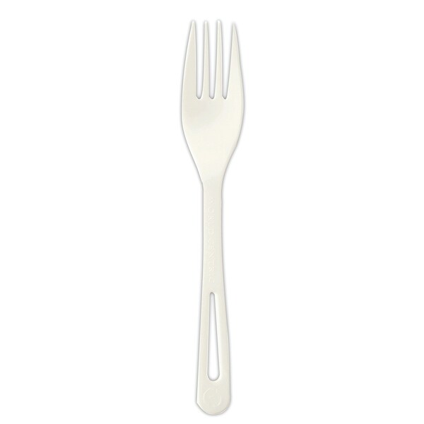 TPLA Compostable Cutlery, Fork, 6.3