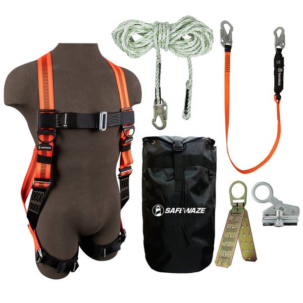 Roofer's Fall Protection Kit, Size: Universal