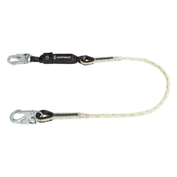 PRO 6' Rope Energy Absorbing Lanyard: Snap Hooks