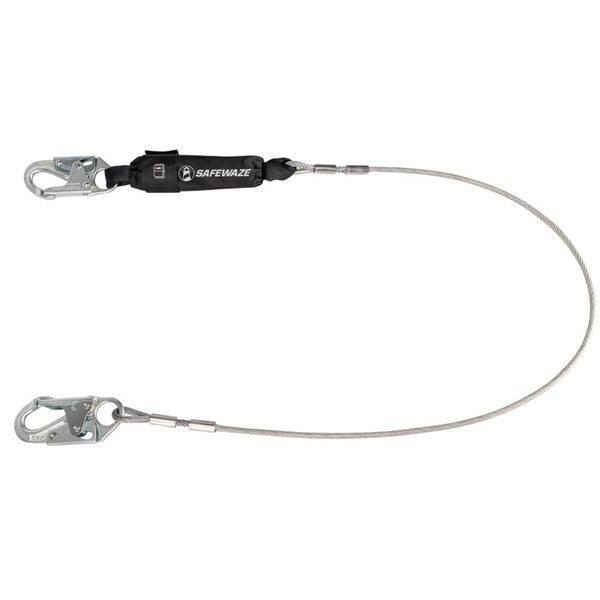 PRO 6' Cable Energy Absorbing Lanyard: Snap Hook