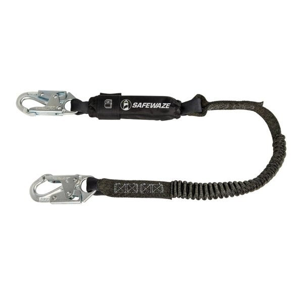 PRO 6' Stretch Energy Absorbing Lanyard: Snap Hooks