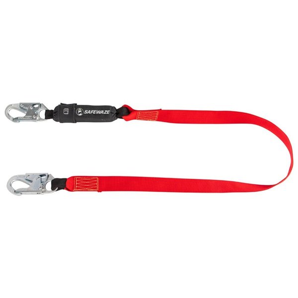 Welding 6' Energy Absorbing Lanyard: Snap Hooks