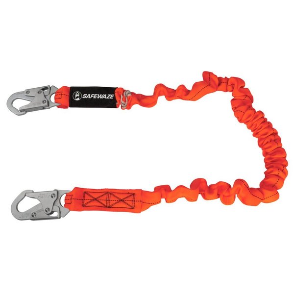 V-Line 6' Stretch Internal Energy Absorbing Lanyard: Snap Hooks