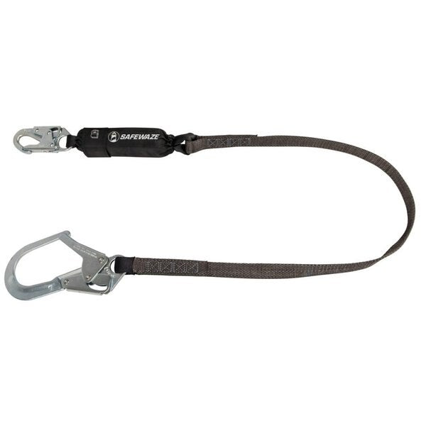 Heavyweight 6' Energy Absorbing Lanyard: Rebar Hook