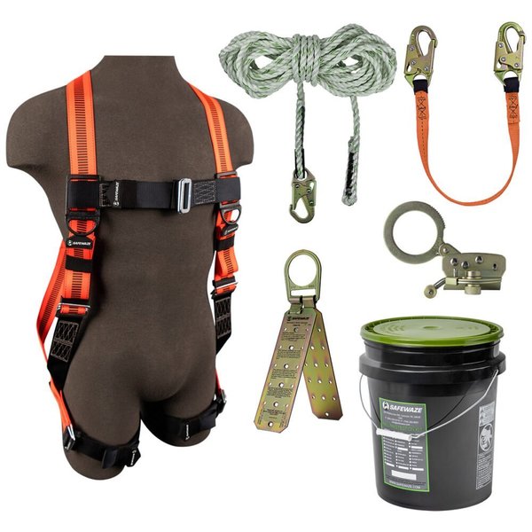 3 FT WEB POSITIONING LANYARD w DBL LOCKING SNP HKS