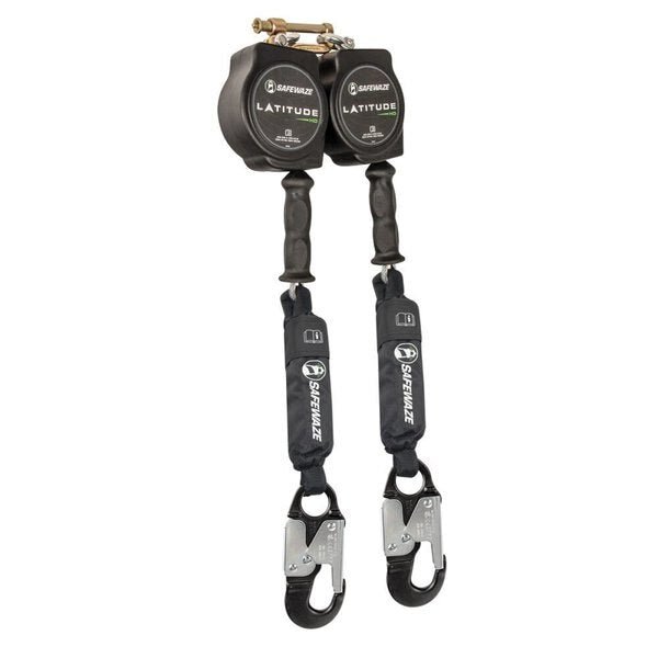 Latitude HD 10' Dual Cable SRL: SW-9012 BWB, Alu Snap Hooks