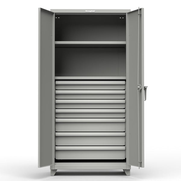 14 ga. Double Shift Industrial Cabinet 36 inW x 24 inD x 75 inH