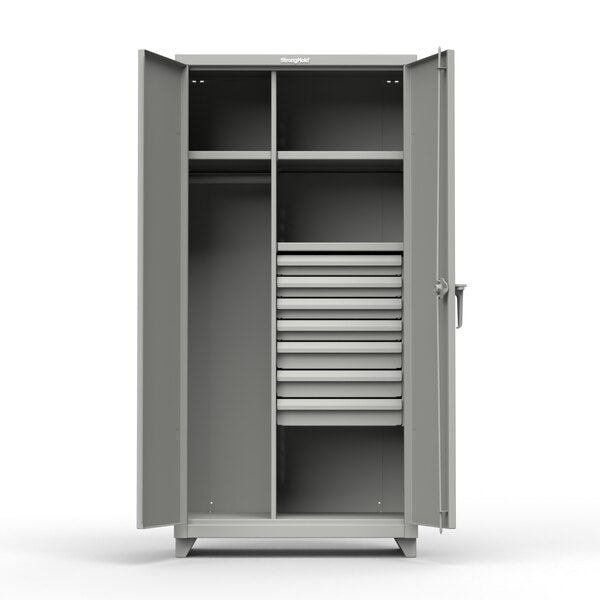 14 ga. Industrial Bin Cabinet 48 inW x 24 inD x 75 inH