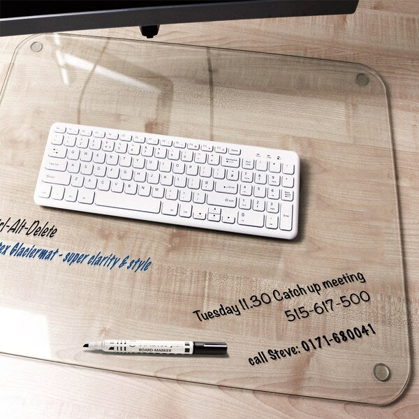 Glacier Glass Mat, Desk Pad, 20