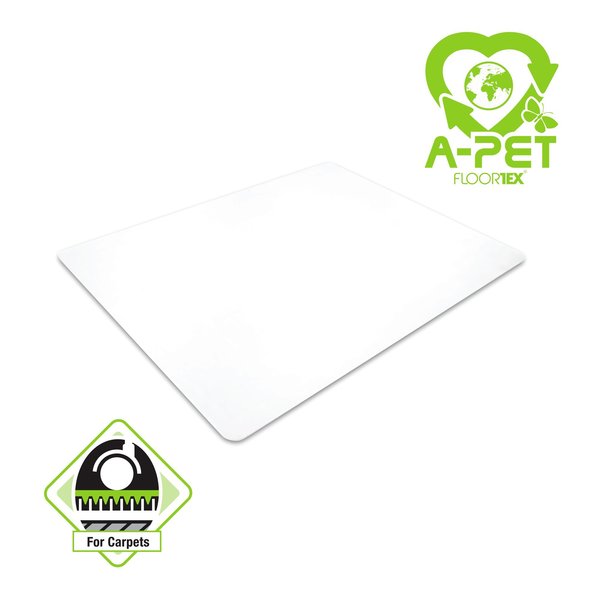 Advantagemat Plus APET Chair Mat - Low/Standard Pile Carpet. Rectangular 36 x 48