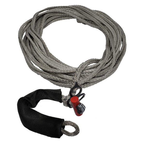 Synthetic Winch Line w/ Integraded Shackle, 1/4