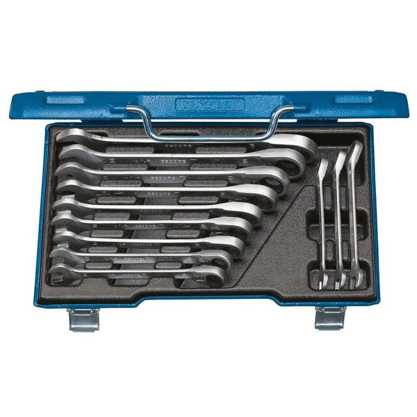 Combination Ratchet Wrench Set, 8-19mm, Number of Pieces: 12