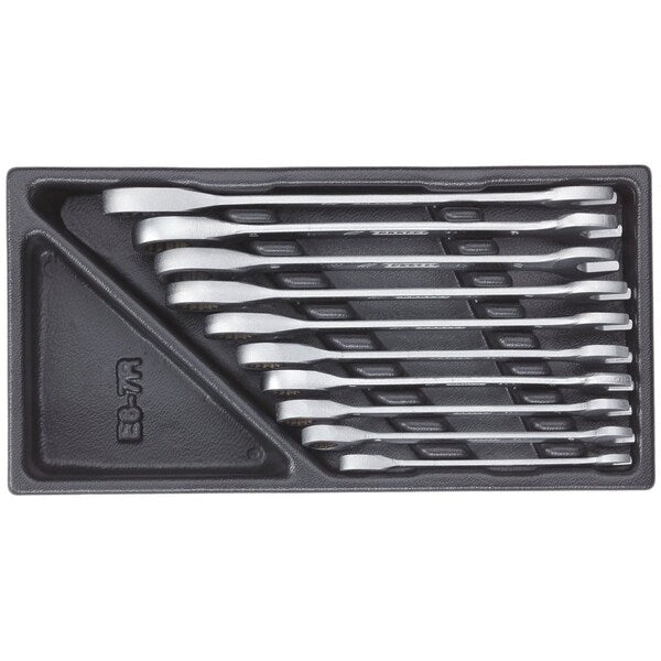 Combination Ratchet Wrench Set, SAE or Metric: Metric