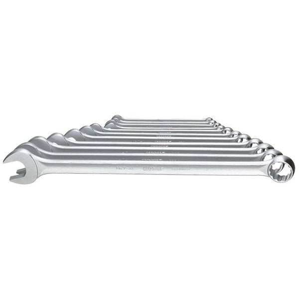 Combination Wrench Set, Long 8-22mm
