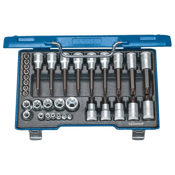 Screwdriver Bit Socket Set, 1/2