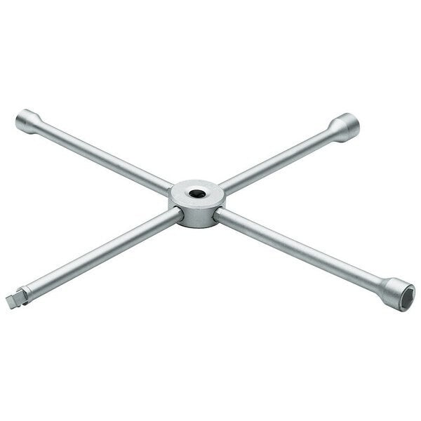 Wheel Wrench, 4-Way, 17 x 19 x 21 x 1/2