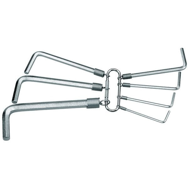 7 Piece Metric L-Shape Hex Key Set, S 42-07