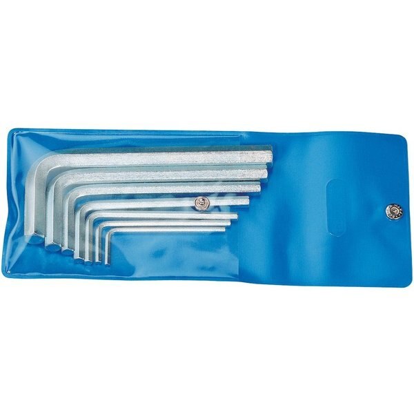 7 Piece SAE L-Shape Hex Key Set, 42-07 A