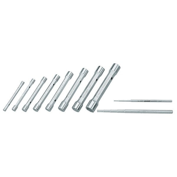 Tubular Box Wrench Set, 8 pcs., 6-22mm, SAE or Metric: Metric