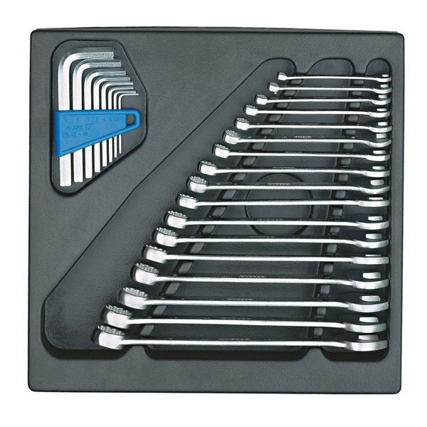 Open Ended Wrench Set, SAE or Metric: Metric