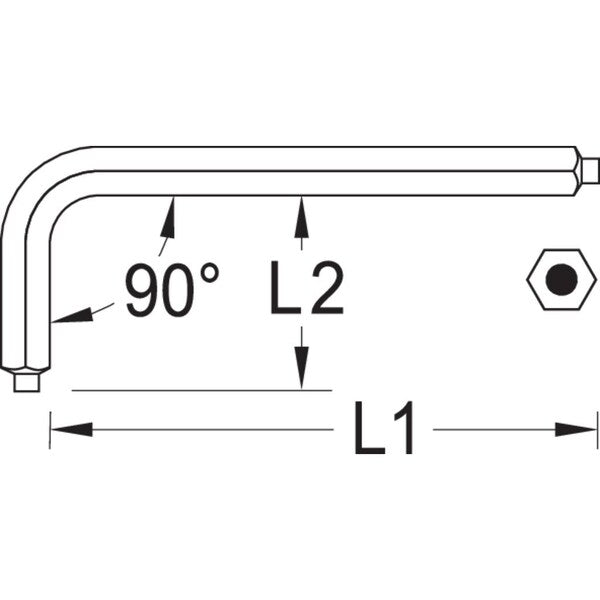 Hexagon Allen Key, 7mm
