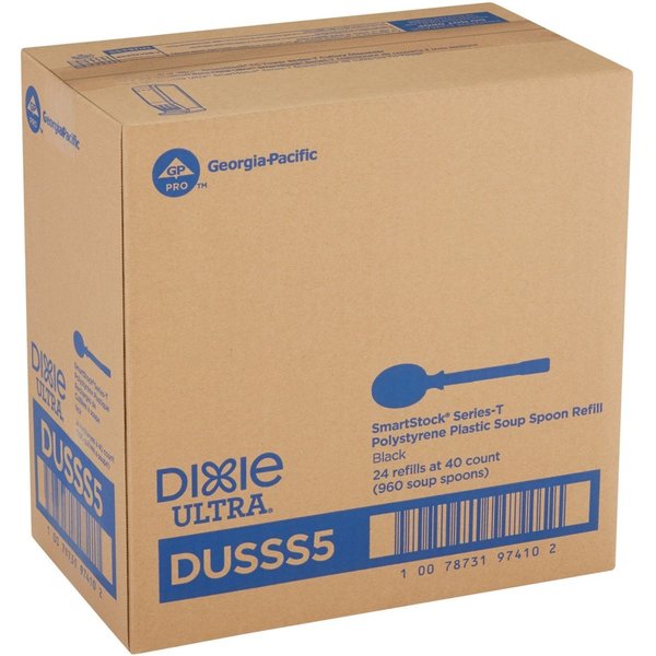 Soup Spoon, Black, Series T, Dixie, PK960