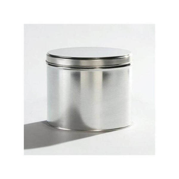 Tin Unlined Slip Cover w/Cover, 5 lb.