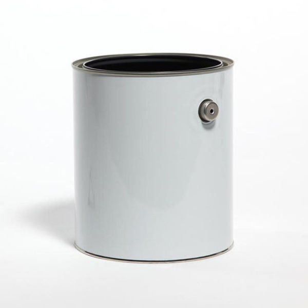 Coat Lined Paint, Ears Wht, Tin Gry, 1 gal.