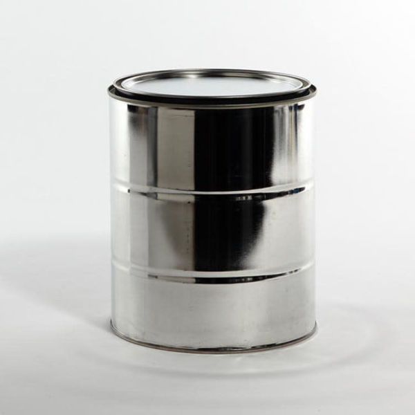 Lined Paint w/Plug, Tin Gray, 1 gal.