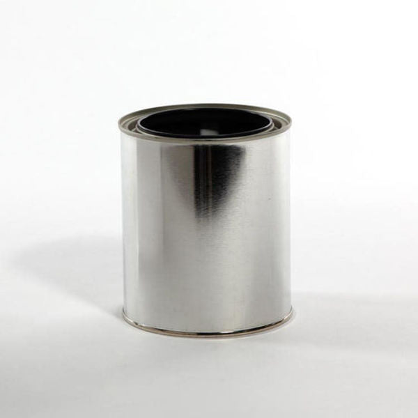 Lined Paint w/Plug, Tin Gray, 1 qt.