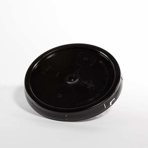 Cover, HDPE, Black, 3.5-6 gal., Type: Tear tab