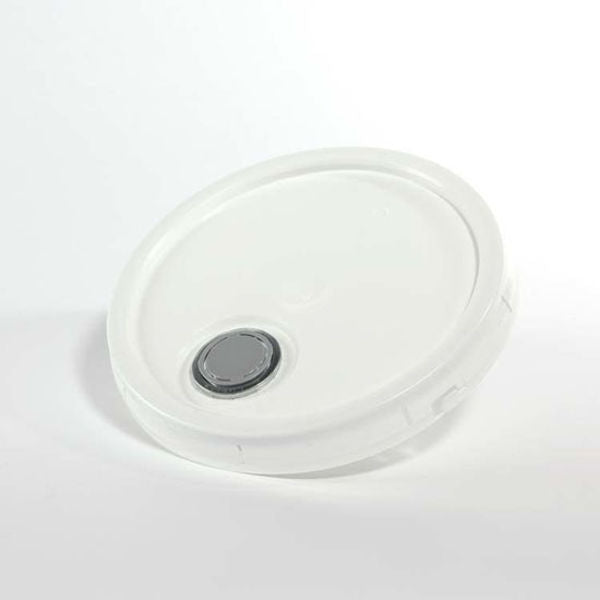 Cover, HDPE, White, 3.5-6 gal., Standards: UN