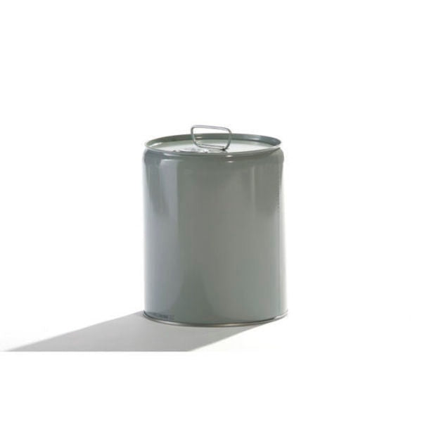 Tight Head Pail, Steel, Gray, 5 gal., UN Rating Liquid: Y2.0/300