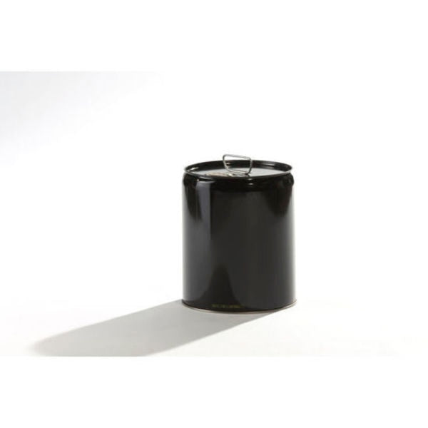 Tight Head Pail, Steel, Black, 5 gal., UN Rating Liquid: Y1.7/300