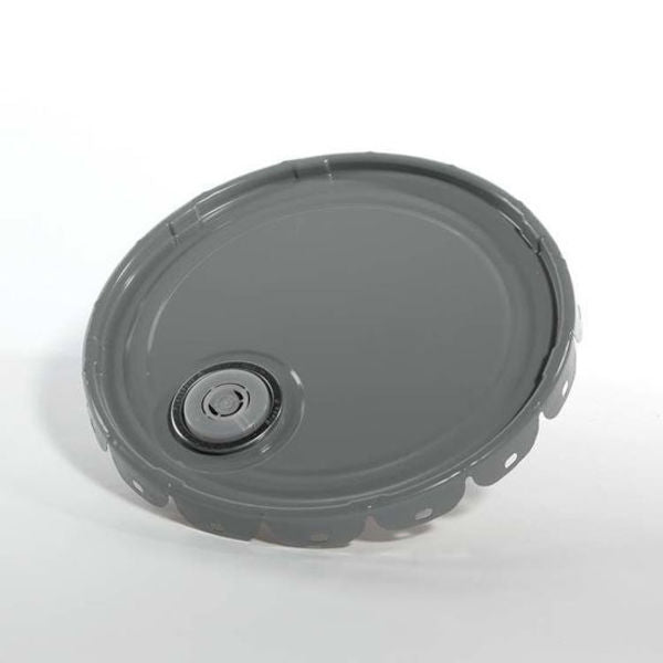 Cover, Steel, Gray, 5 gal.