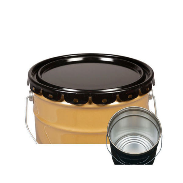 Cover, Steel, Black, 5 gal.
