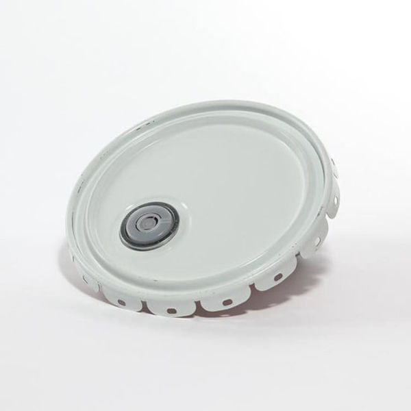 Cover, Steel, White, 5 gal.