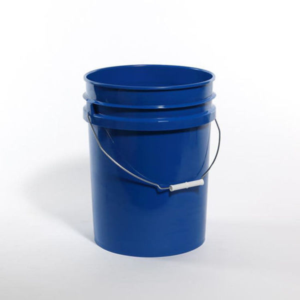 Open Pail Head, 20L, HDPE, Blue