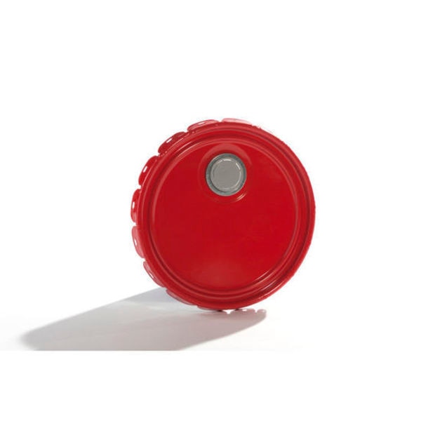 Cover, Steel, Red, 5 gal., Standards: UN