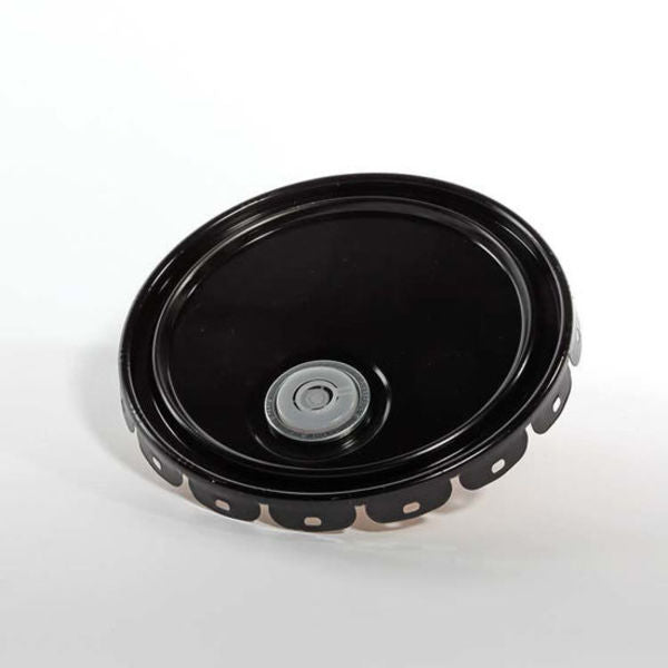 Cover, Steel, Black, 5 gal.
