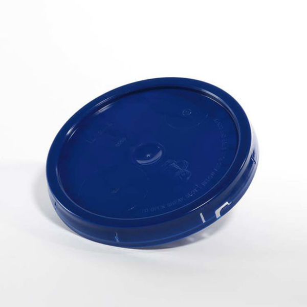 Cover, HDPE, Dark Blue, 3.5-6 gal.