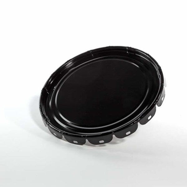 Cover, Steel, Black, 5 gal., Type: Lug