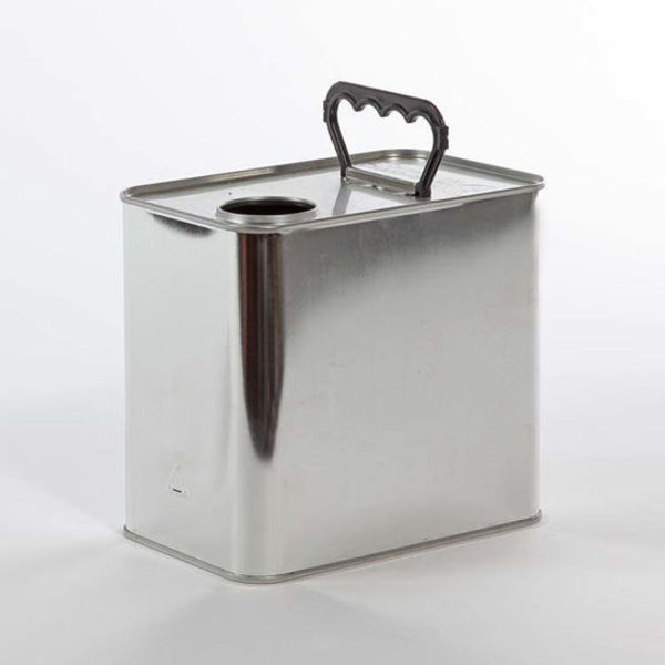 Unlined Tin, Plstc Hndl, F-Style 150, 2.5L