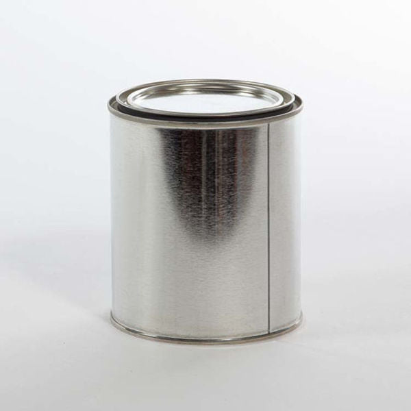 Lined Paint w/Plug, Tin Gray, 1 qt.
