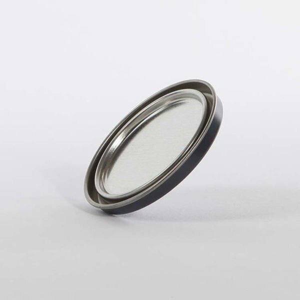 Lined Paint Plug Gray, Aluminum, 1/2 pt.