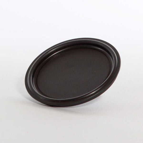 PP, Plastic, Black, Qt, 16 oz.