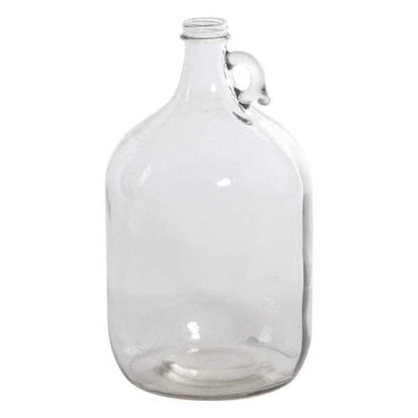 Round Glass Bottle, 128 oz.